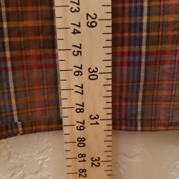 Austin Reed London Men’s Long-Sleeve Button Down Plaid Shirt Sz Medium - Picture 7 of 8